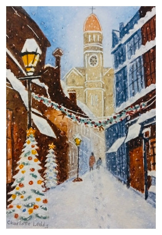 Snowfall on Market Street