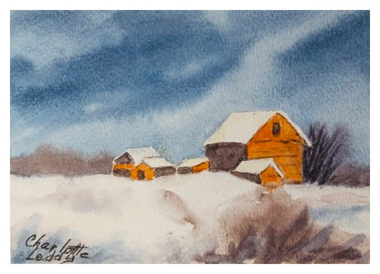 Winter Barn