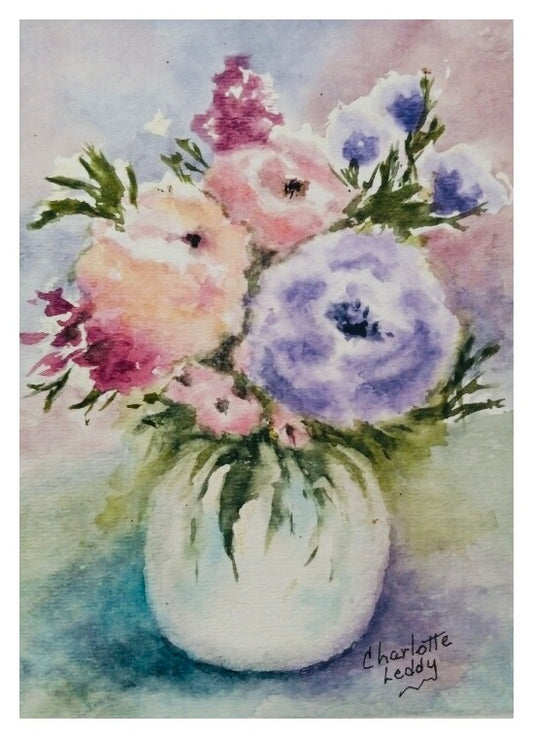 Pastel Garden Blooms